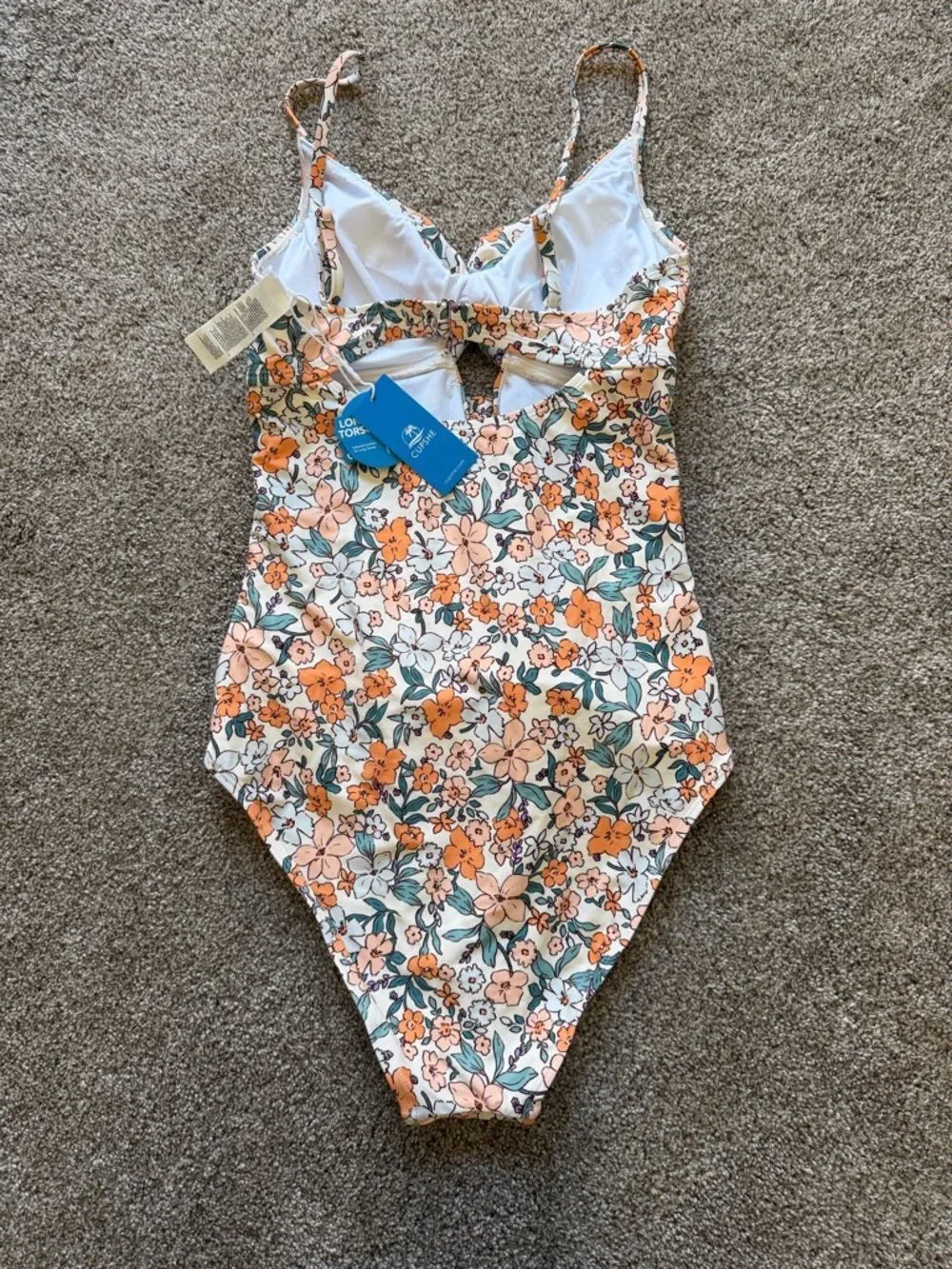 Cupshe Floral One-Piece Swimsuit